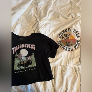 Yellow stone and Joshua tree National park Oversized tees